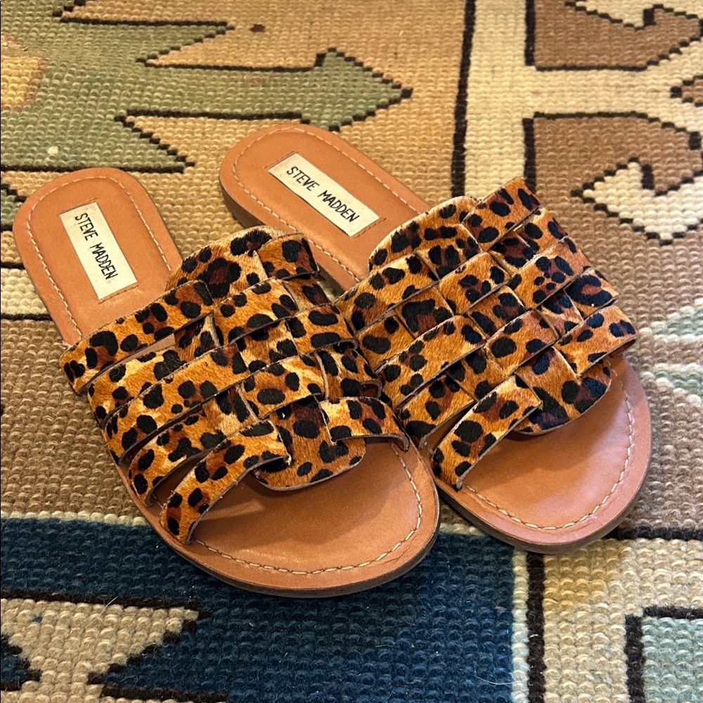 Steve Madden Animal Print Women's Sandals
